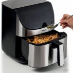 ARIETE digital oil-free fryer - brushed stainless steel - XXL 2 kilos - Model 4628 - Image 2