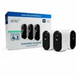 ARLO Essential2 Connected Security Camera - 3 Pack - 2K Resolution - Color Night Vision - Image 3