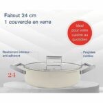 Casserole - ARTHUR MARTIN - AM6523 - 24 cm with lid - Forged aluminum - All heat sources including induction + oven - Image 4