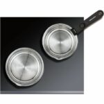 2 saucepans 16-20 cm + 1 handle - ARTHUR MARTIN - AM720GT - 3 layers triple action - All hobs including induction - Image 4