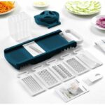 Foldable mandolin - ARTHUR MARTIN - AMM530 - 6 in 1 - 3 grater blades and 3 vegetable cutting blades - Stainless steel - Image 3