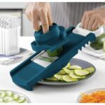 Foldable mandolin - ARTHUR MARTIN - AMM530 - 6 in 1 - 3 grater blades and 3 vegetable cutting blades - Stainless steel - Image 6