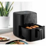 Oil-free fryer  ARTHUR MARTIN - Airfryer 5 L - 1400 W - Touch screen - 7 cooking presets - Black - Image 3