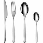 Cutlery set - ARTHUR MARTIN - AM0211 - 24 pieces - Stainless steel - Polished mirror finish