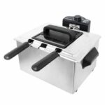 Deep fryer - ARTHUR MARTIN - AMPFH50  5 L  2000 W  3 baskets  Anti-odor filters - Stainless steel - Image 4