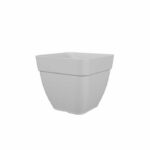Flower pot and square plants Capri Campana - Plastic - 37x37 cm - White - Artevasi