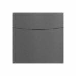 Flower pot and round Capri Capri - Plastic - Water tank - Diameter 35 cm - Anthracite - Artevasi – Bild 2