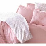 Bedding set - 1 duvet cover 220 x 240 cm + 2 pillowcases 60 x 60 cm - 100% cotton - Pink - Image 3