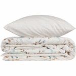 Bedding set - 1 duvet cover 220 x 240 cm + 2 pillowcases 60 x 60 cm - 100% cotton - Mint - Image 4