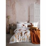 Bedding set - 1 duvet cover 220 x 240 cm + 2 pillowcases 60 x 60 cm - 100% cotton satin - White