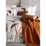 Bedding set - 1 duvet cover 220 x 240 cm + 2 pillowcases 60 x 60 cm - 100% cotton satin - White - Image 3