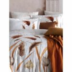 Bedding set - 1 duvet cover 220 x 240 cm + 2 pillowcases 60 x 60 cm - 100% cotton satin - White - Image 4