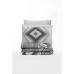 Bedding set - 1 duvet cover 220 x 240 cm + 2 pillowcases 60 x 60 cm - 100% cotton - Anthracite - Image 3