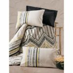 Bedding set - 1 duvet cover 220 x 240 cm + 2 pillowcases 60 x 60 cm - 100% cotton - White - Image 2