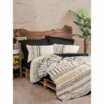 Bedding set - 1 duvet cover 220 x 240 cm + 2 pillowcases 60 x 60 cm - 100% cotton - White