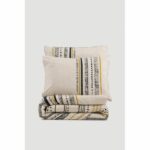 Bedding set - 1 duvet cover 220 x 240 cm + 2 pillowcases 60 x 60 cm - 100% cotton - White - Image 3