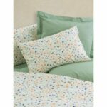 Bedding set - 1 duvet cover 220 x 240 cm + 2 pillowcases 60 x 60 cm - 100% cotton - Green - Image 2