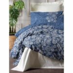 Bedding set - 1 duvet cover 220 x 240 cm + 2 pillowcases 60 x 60 cm - 100% cotton - Blue - Image 3