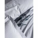Bedding set - 1 duvet cover 220 x 240 cm + 2 pillowcases 60 x 60 cm - 100% cotton satin - Grey - Image 2