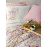 Bedding set - 1 duvet cover 220 x 240 cm + 2 pillowcases 60 x 60 cm - 100% cotton - Pink - Image 2