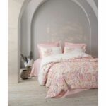 Bedding set - 1 duvet cover 220 x 240 cm + 2 pillowcases 60 x 60 cm - 100% cotton - Pink