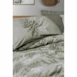 Bedding set - 1 duvet cover 220 x 240 cm + 2 pillowcases 60 x 60 cm - 100% cotton - Khaki - Image 3