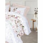 Bedding set - 1 duvet cover 220 x 240 cm + 2 pillowcases 60 x 60 cm - 100% cotton - Beige - Image 3