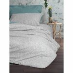 Bedding set - 1 duvet cover 220 x 240 cm + 2 pillowcases 60 x 60 cm - 100% cotton - Mint - Image 3