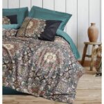 Bedding set - 1 duvet cover 220 x 240 cm + 2 pillowcases 60 x 60 cm - 100% cotton satin - Essence - Image 3