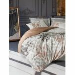 Bedding set – 1 duvet cover 220 x 240 cm + 2 pillowcases 60 x 60 cm – 100% cotton satin – Grey