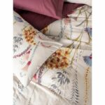 Bedding set - 1 duvet cover 220 x 240 cm + 2 pillowcases 60 x 60 cm - 100% cotton - Red - Image 2