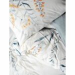 Bedding set - 1 duvet cover 220 x 240 cm + 2 pillowcases 60 x 60 cm - 100% cotton - Blue - Image 2