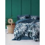 Bedding set - 1 duvet cover 220 x 240 cm + 2 pillowcases 60 x 60 cm - 100% cotton satin - Green