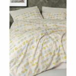 Bedding set - 1 duvet cover 220 x 240 cm + 2 pillowcases 60 x 60 cm - 100% cotton - Beige - Image 4