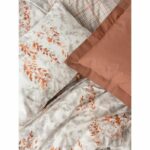 Bedding set - 1 duvet cover 220 x 240 cm + 2 pillowcases 60 x 60 cm - 100% cotton - Cinnamon - Image 2