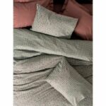 Bedding set - 1 duvet cover 220 x 240 cm + 2 pillowcases 60 x 60 cm - 100% cotton - Red - Image 4