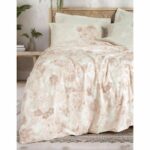 Bedding set - 1 duvet cover 220 x 240 cm + 2 pillowcases 60 x 60 cm - 100% cotton - Beige - Image 3