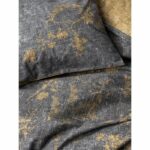Bedding set - 1 duvet cover 220 x 240 cm + 2 pillowcases 60 x 60 cm - 100% cotton - Mustard - Image 2
