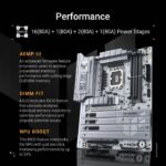 Motherboard - ASUS - TUF GAMING Z890-PRO WIFI - Socket LGA1851 - DDR5 - Integrated Wi-Fi - Image 3
