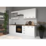 ATLAS Oven cabinet - White decor - L60cm - Sold without worktop - Image 3