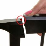 Safety barrier - DREAMBABY - DENVER - 3 panels - 85.5-200 x 74 cm - Bidirectional - Black - Image 3