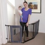 Safety barrier - DREAMBABY - DENVER - 3 panels - 85.5-200 x 74 cm - Bidirectional - Black - Image 6