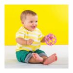 BRIGHT STARS Oball Easy-Grip Rattle BPA-Free Infant Toy in Pink, for Newborns + - Image 3