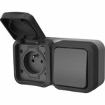 Double socket - QUARX - Aqua Pro - Outdoor, vertical, IP55, 250V, 16A - Image 4