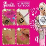 Barbie Glitter Tattoo Kit - LISCIANI GIOCHI - Create colorful and sparkly tattoos - Image 4