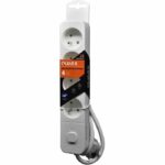 Power strip - QUARX - 4 sockets - With switch, 3m cable – Bild 4