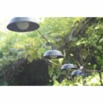 Solar garland - Luna - 5 m - Black - 10 bulbs - 50 lumens - USB rechargeable – Bild 2