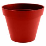 EDA Tuscan round flower jar - Ø 60 x h 47 cm - 76 l - Red Ruby