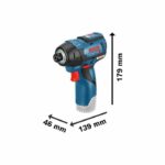 Bosch Professional GDR 12V-110 impact driver + 2 3.0Ah batteries in L-BOXX - 06019E0005 - Image 2
