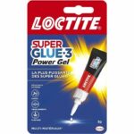 Cyanocrylate glues - LOCTITE - SUPERGLUE-3P - Power gel - Tube 3g